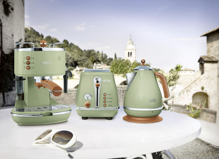 "De Longhi" ontbijt serie in vintage design