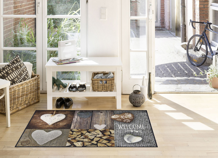 Schoonloopmatten - Hoogwaardige Woodlove-deurmat voor binnen en buiten, in Farbe MULTICOLOR Ansicht 1