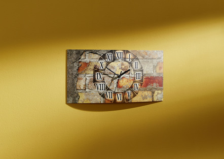 Wandklok met quartz uurwerk