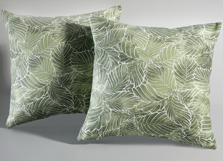 - Natuurlijke spreien en kussenslopen, in Größe 873 (eenpersoonsbed, 135 x 210 cm) bis 924 (2 kussenslopen, 50 x 50 cm), in Farbe OLIJF Ansicht 1