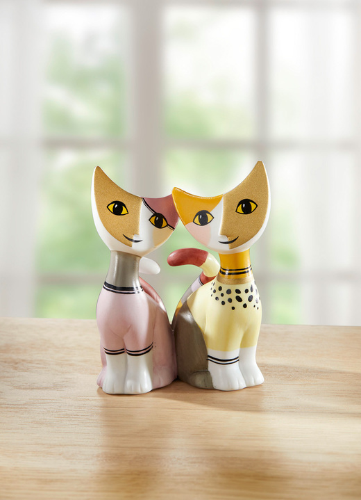- Rosina Wachtmeister kattenpaar, in Farbe MULTICOLOR
