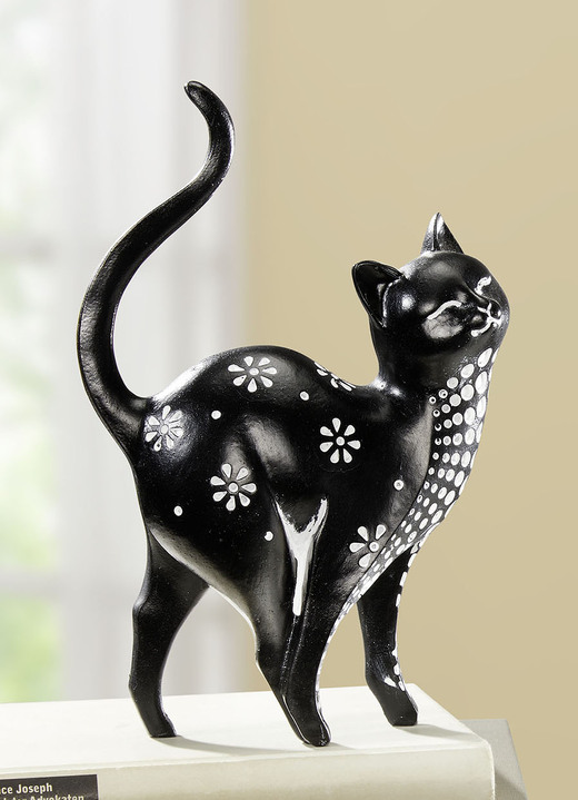 Beeldjes - -, in Farbe ZWART-WIT, in Ausführung Bella de kat Ansicht 1