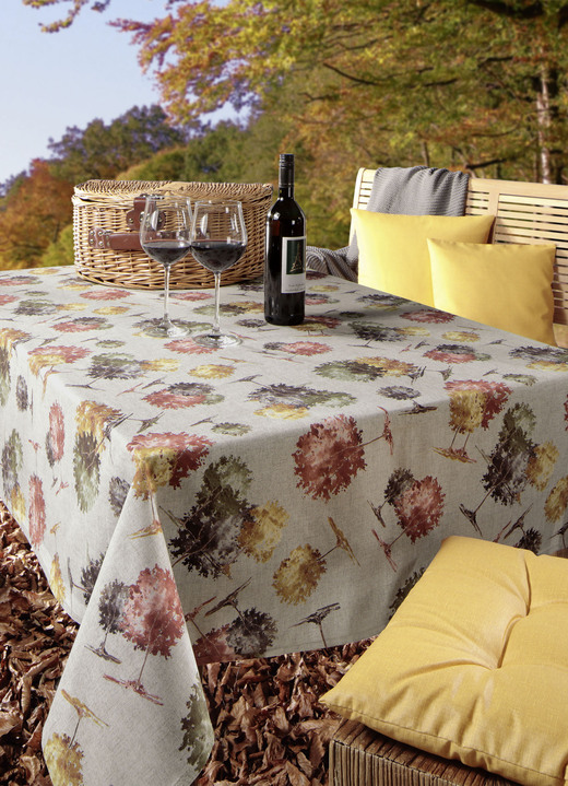 Tuin tafelkleden - Tafelkleed met vlekbeschermingsuitrusting, in Größe 103 (loper 40 x 140 cm) bis 190 (ovaal tafelkleed, 138x190 cm), in Farbe MEERKLEURIG