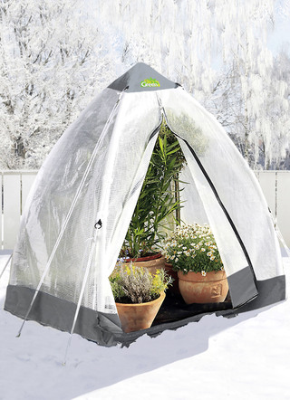 Igloo-wintertent met 3-laags luchtkussenisolatie