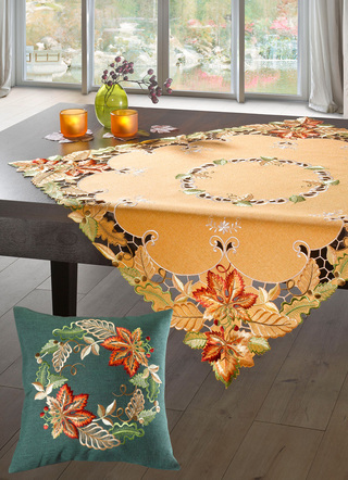 Herfsttafel- en kamerdecoratie