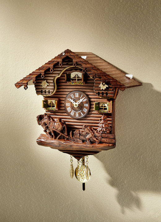 Horloges - Koekoeksklok van hout, in Farbe BRUIN