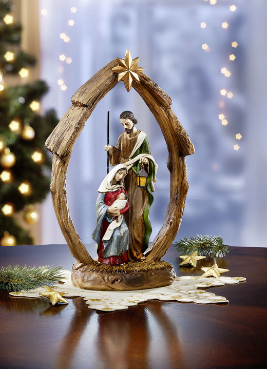 - Beeld van de Heilige Familie, gemaakt van polyresin - Beeld van de Heilige Familie, gemaakt van polyresin, in Farbe MULTICOLOR