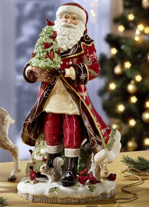 - Figuren uit de Fitz & Floyd serie van Goebel, in Farbe MULTICOLOR, in Ausführung Kerstman Ansicht 1