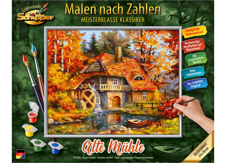 Schilderen op nummer Oude Molen