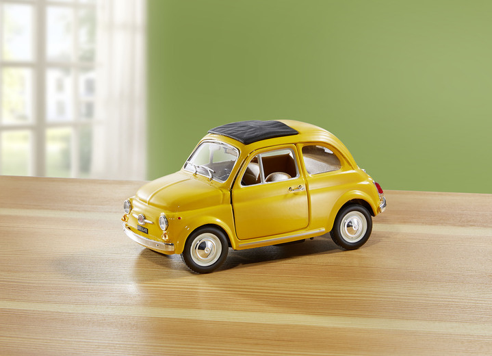 Sammlermodelle - Bburago Fiat 500F (1965), in Farbe GELB