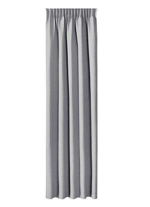 Klassiek - Energiebesparende verduisterende sjaals, in Größe 364 (H 145 x B 135 cm) bis 464 (H245xB270 cm), in Farbe ZILVER, in Ausführung multifunctionele tape Ansicht 1