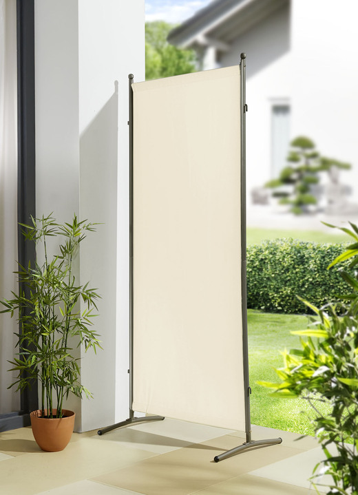 Zonwering - Privacy en zonwering kunnen eindeloos worden gecombineerd, in Farbe BEIGE Ansicht 1