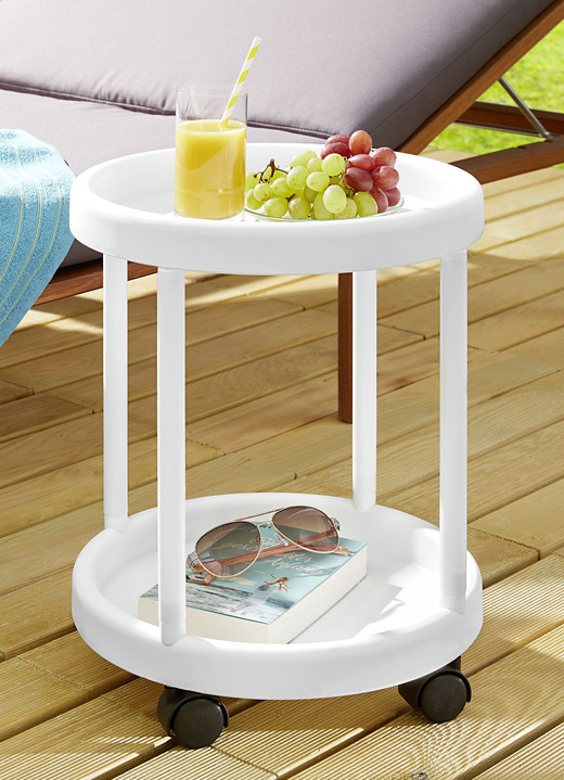 Garten - Servierwagen, in Farbe WEISS