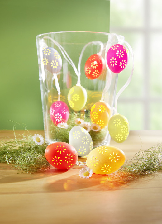 Ostern - LED-Lichterkette, in Farbe BUNT