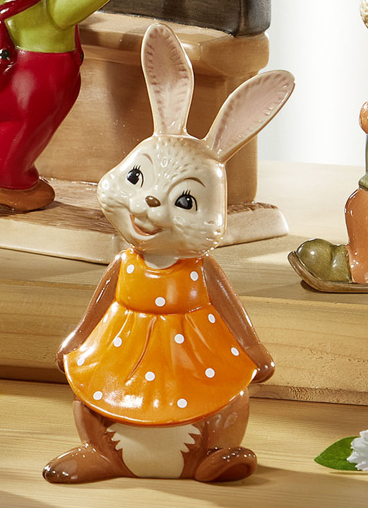 Pasen - Handgemaakte konijnenschool van Goebel, in Farbe MULTICOLOR, in Ausführung Bunny Mädchen — Sweet Fratz Ansicht 1