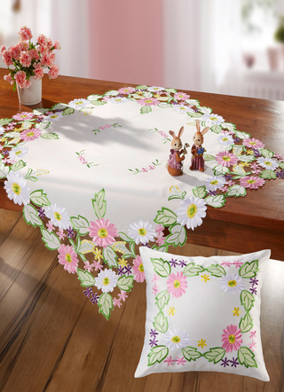 Tafel- en kamerdecoratie in lentefrisse kleuren