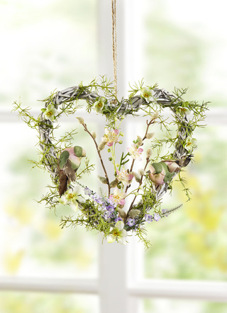 Wandhart in een lenteachtige kleurencombinatie