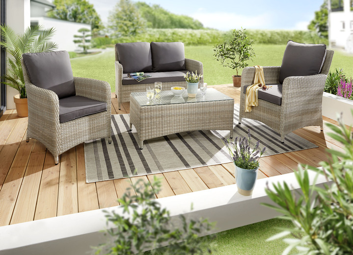 Tuinmeubels - Loungeset Esprit, in Farbe NATUREL