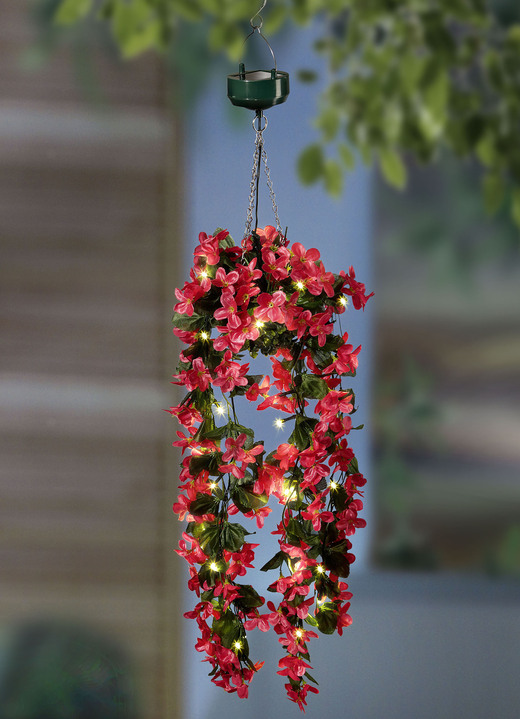 Tuindecoraties - Zonnebloemlamp voor balkon en terras, in Farbe ROZE