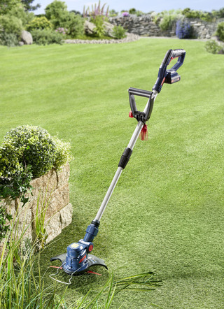 Accu grastrimmer voor tuin accusysteem