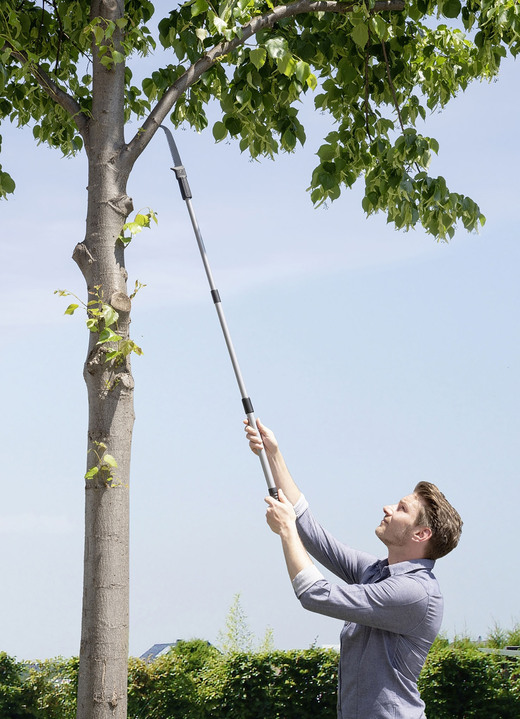 Tuinonderhoud - Takkenzaag met telescopische handgreep, in Farbe ZWART Ansicht 1