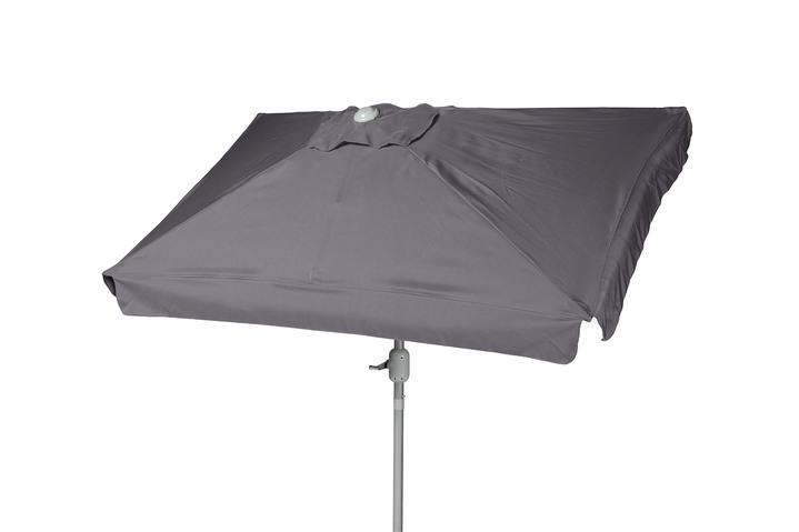 Zon bescherming - Balkonparasol met aluminium buis, in Farbe GRIJS Ansicht 1