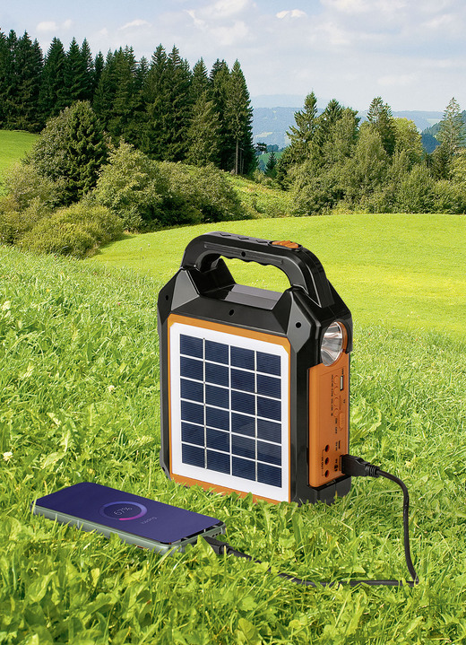 Vrijetijdsbesteding - Zonne-energie kit van EASYmaxx, in Farbe ZWART-ORANJE Ansicht 1