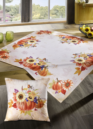 Tafel- en kamerdecoratie met herfstmotieven