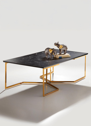 Salontafel in echte marmerlook