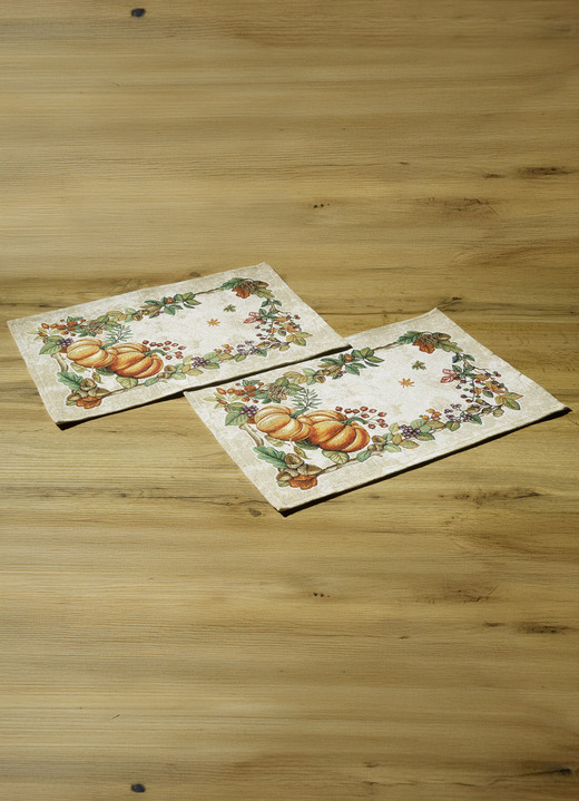 Woonaccessoires - Tafel- en kamerdecoratie, in Größe 100 (2 placemats, 33/45 cm) bis 404 (Kussensloop, 45/45 cm), in Farbe BUNT Ansicht 1