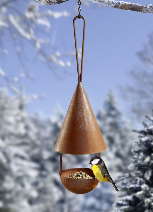 Wintertuin - Verroeste metalen toevoer, in Farbe BRUIN, in Ausführung hangend Ansicht 1