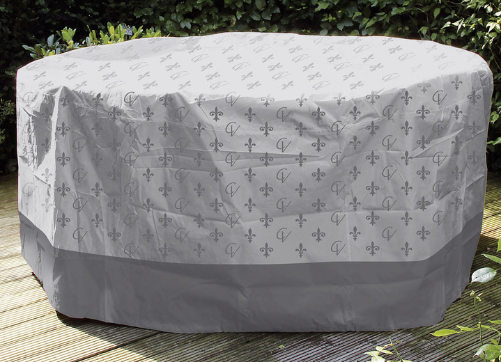 Wintertuin - Weers- en UV-bestendige hoezen, in Farbe GRIJS, in Ausführung voor schaduw, ø 35 cm, hoogte 140 cm Ansicht 1