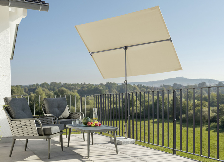 Tuin - Avellino balkonscherm, ideaal voor privacy en bescherming tegen de zon, in Farbe NATUREL Ansicht 1