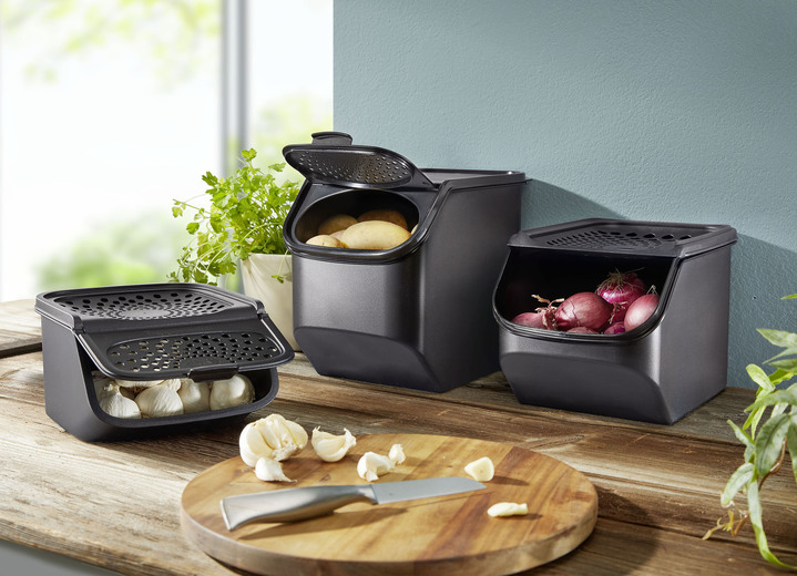Schüsseln & Behälter - Tupperware Knoblauch, in Farbe SCHWARZ, in Ausführung 