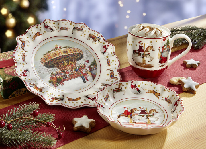 - Porseleinen jaarartikel 2024 van Villeroy & Boch - Porseleinen jaarartikel 2024 van Villeroy & Boch, in Farbe WEISS-ROT, in Ausführung Jaar 2024