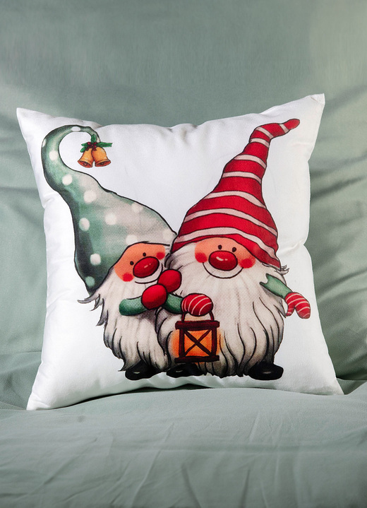 Decoratiekussens & slopen - Kabouter kussenhoes met rits, in Farbe BUNT Ansicht 1