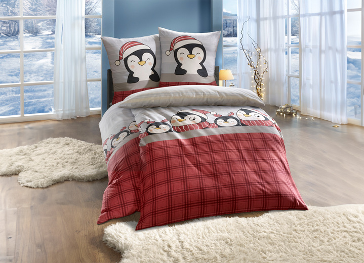 Beddengoed - Fijn vlas beddengoedset, in Größe 112 (80 x 80 cm + 135 x 200 cm) bis 115 (80 x 80 cm + 155 x 220 cm), in Farbe KLEURRIJK
