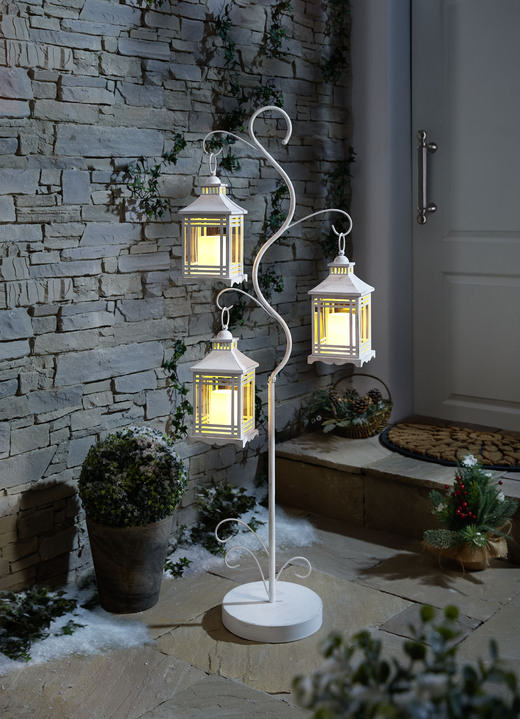 Tuinverlichting - Lantaarnboom, in Farbe WEISS