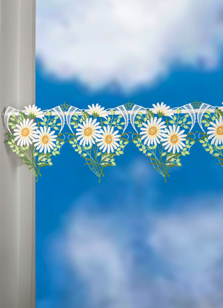 Paaldecoratie gemaakt van echt Plauenkant
