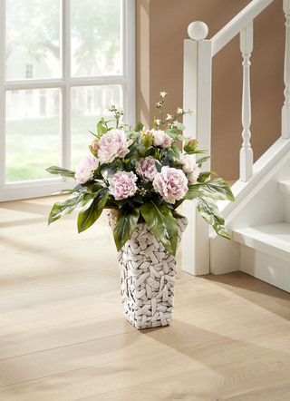 Bauernrosen im Topf