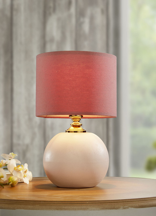 Tischleuchten - Tischleuchte, in Farbe ROSA Ansicht 1