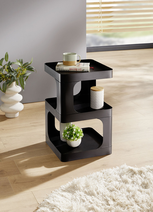 Beistelltische - Beistelltisch, in Farbe SCHWARZ Ansicht 1