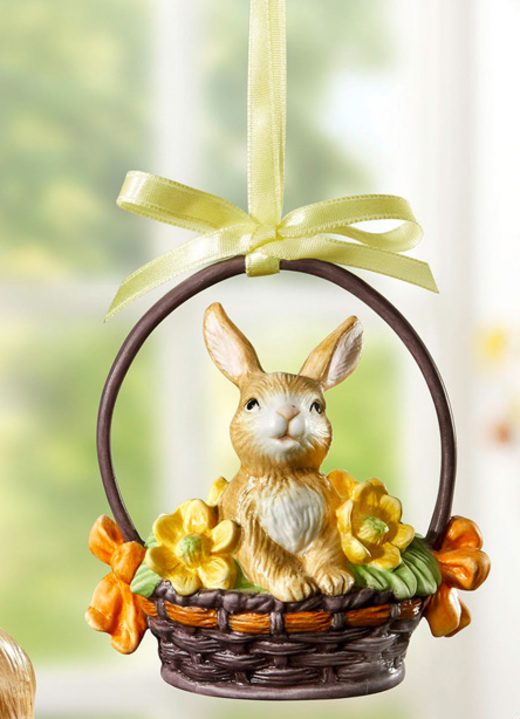 - Goebel jaarkonijnen 2025, in Farbe BRUIN-GEEL, in Ausführung Jaarlijkse Bunny Ornament 2025 Ansicht 1
