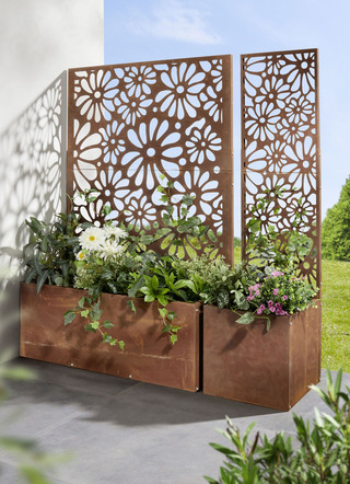 plantenbak met trellis