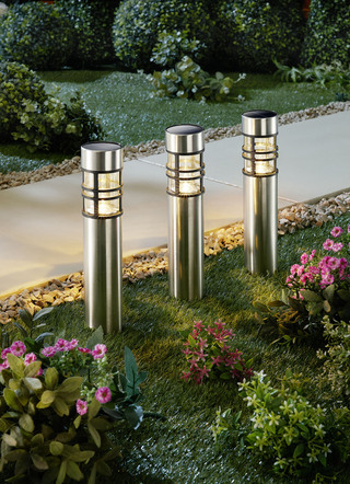Solar padverlichting, set van 3