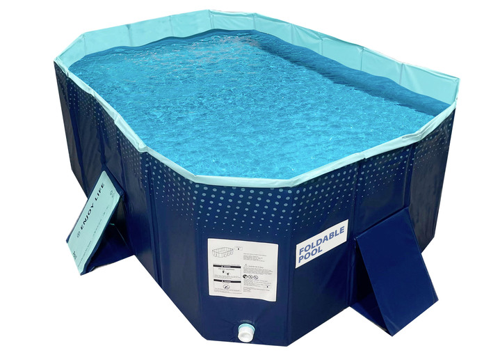 Freizeitspaß - Faltbarer Pool, S, in Farbe BLAU, in Ausführung Pool S Ansicht 1