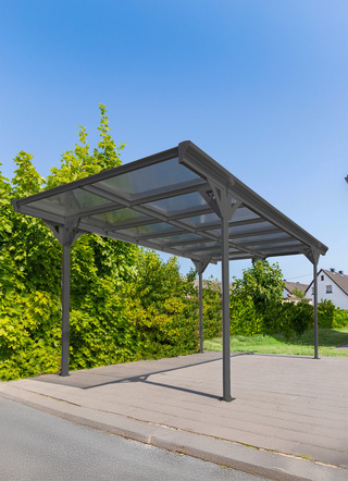 Carport (plat dak, 15m²)