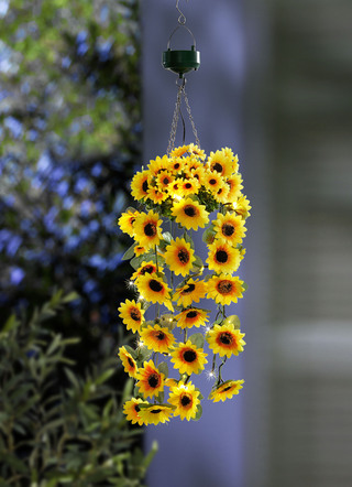 LED hangmand "Zonnebloemen"