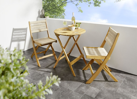 Bistr-Set "Lanzarote", taupe