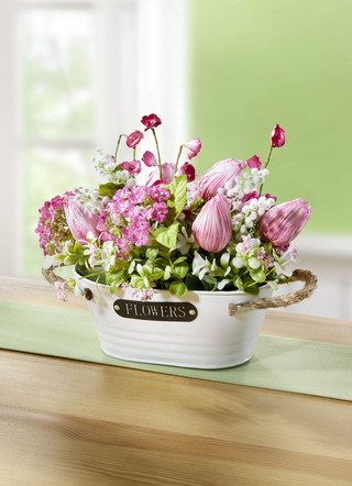 Tulpenarrangement in pot